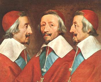 菲利浦 德 尚珮涅 Triple Portrait of Richelieu